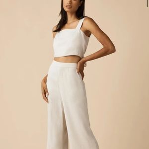 Vetta capsule two piece apron jumpsuit BNWT